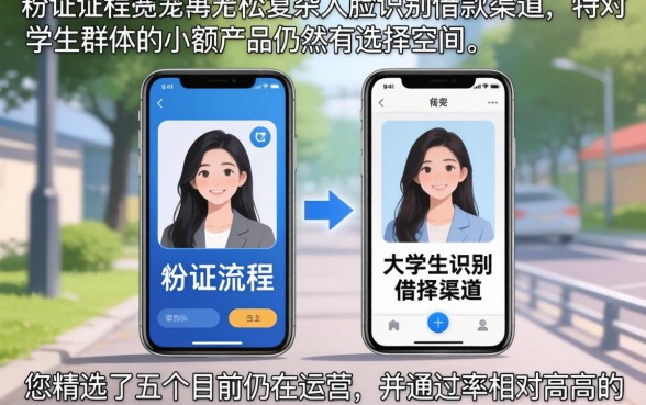 不刷脸下款的口子还有吗，诚意推荐5个大学生可以使用的平台