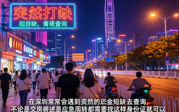 在深圳短期周转好下款的口子，理出5个凭身份证借款的软件