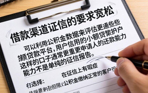 有不看征信的额度借款吗,整理五个公积金借钱口子