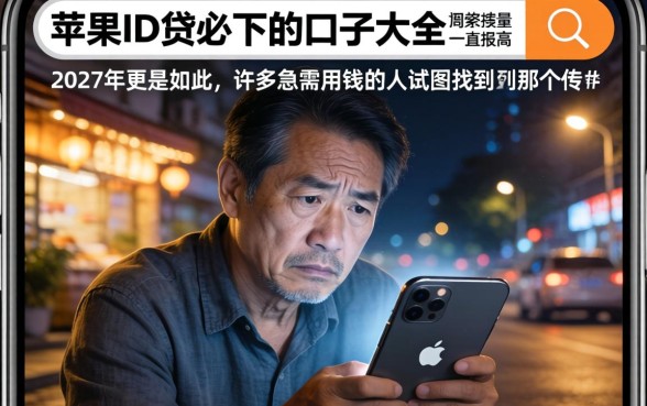 苹果id贷必下的口子大全，诚意推荐5个真正无视征信黑白100%秒下网贷