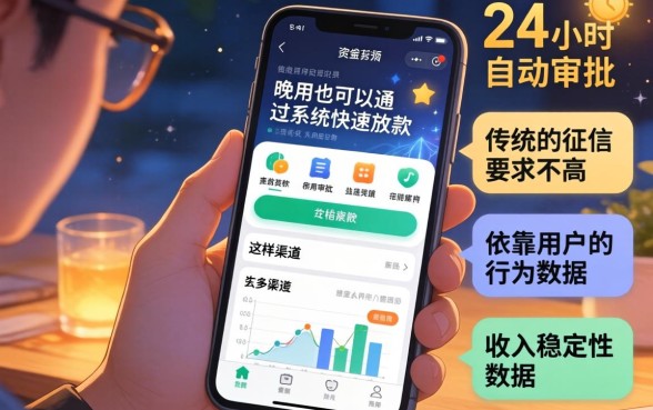 半夜微信秒下款的口子，条列5个黑到不能再黑都能下款的口子