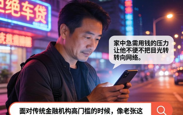 车贷审批流程中，归集5个无视黑花半夜下款的网贷app