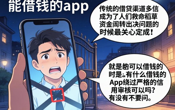 有什么能借钱的app，罗列五个不看负债查询的口子