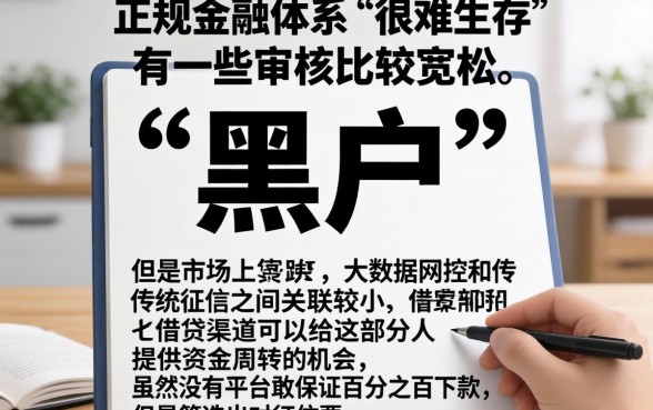 黑户可以借的小贷，揭秘5个网贷大口子轻松借软件