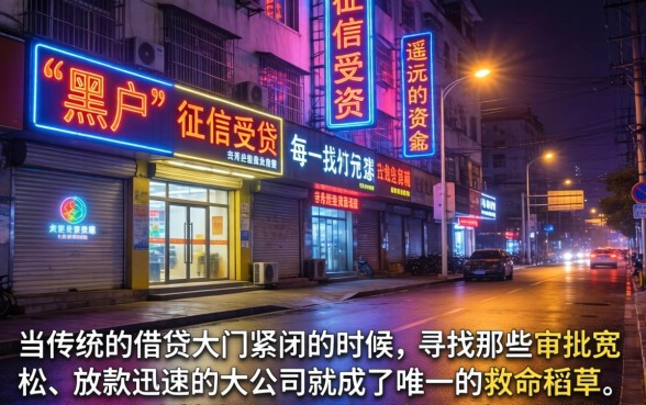 黑户能下的大口子，枚举5个19岁贷款容易过审批的平台