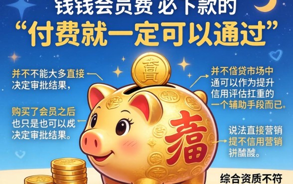 洋钱罐会员费必下款吗，详尽说明5个不用面签和芝麻分的贷款口子