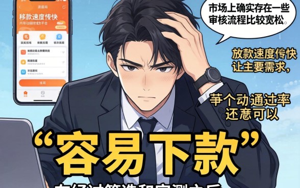最近容易下款的app，概括五个靠谱的借款口子
