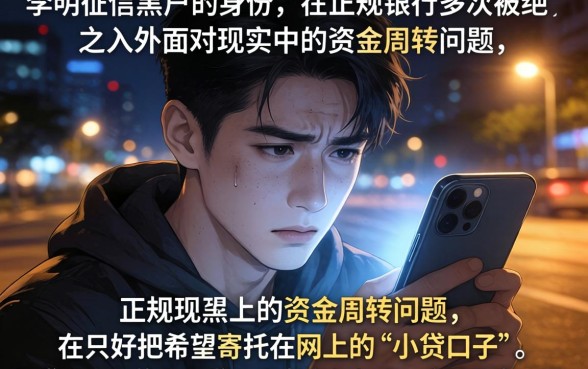 黑户可下款的小贷口子，归集5个失信人员可以借钱的网贷app