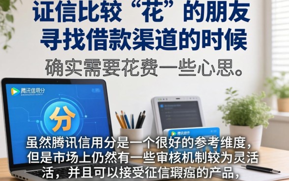 腾讯信用能下的口子，鼎力推荐五个征信花居然都下款的平台