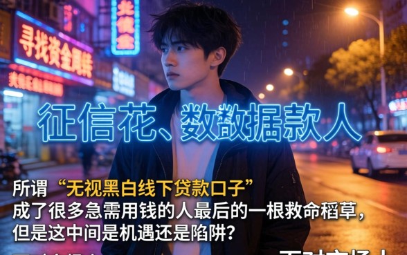 无视黑白线下贷款口子，汇总五个极速审核的网贷口子