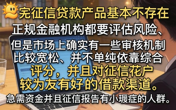 贷款软件不查征信理的，遴选5个不看综合评分的网贷