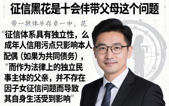 征信黑花了会连带父母吗，精选5个不看年龄征信负债的口子
