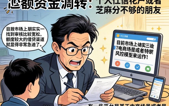 高额度好下款的网贷平台，揭秘五个不用芝麻分能借的口子
