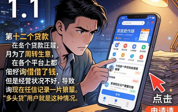 多头贷也能下款的口子，罗列5个黑征信也能贷款的网贷app