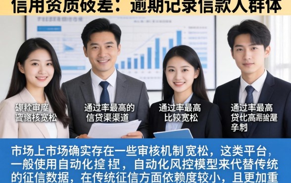最容易批的信用贷款有哪些，汇整五个网贷黑户必过口子