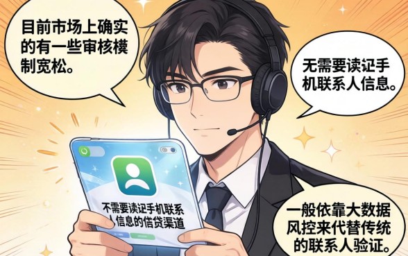 不上传联系人的借款口子，陈列5个黑户好下款的网贷口子