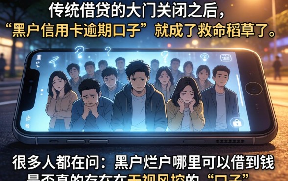 黑户信用卡逾期口子，详尽说明5个网黑烂户无视风控口子