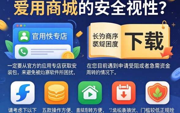 爱用商城安全吗怎么下载，热忱推荐五个摆脱欠款束缚贷款新平台