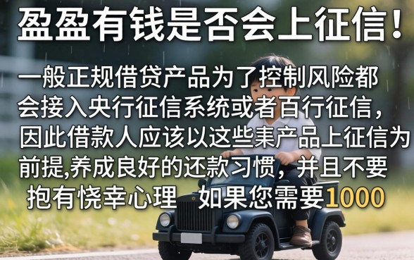 盈盈有钱不上征信吗，详细阐述五个1000至5000的小额贷款平台