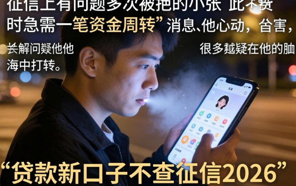 贷款新口子不查征信2026，条列5个无视黑白百分百下款的借款app
