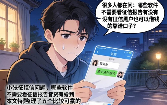 哪款软件不看征信报告，汇整5个比较靠谱的借钱口子