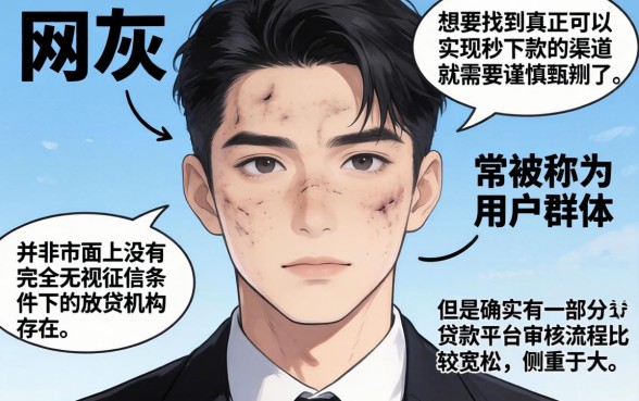 网灰能秒下款的口子，精选五个比较好的小额贷款平台