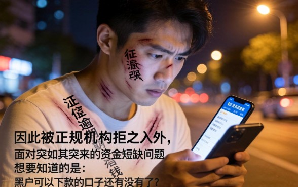 黑户能下款的口子还有吗，梳理5个手机上可以借钱的口子