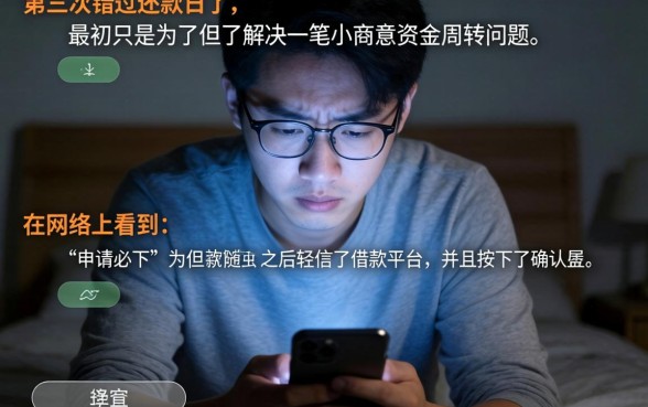 申请必下逾期了违约金怎么办，规整5个征信不好负债高的平台