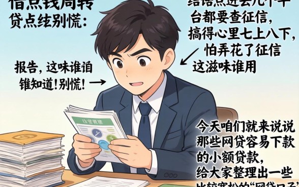 那些网贷容易下款小额贷款，诚意推荐5个11月能贷款的软件