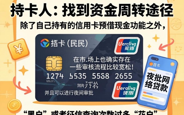 民生信用卡内的借款口子，精选五个无视黑花半夜下款的网贷软件
