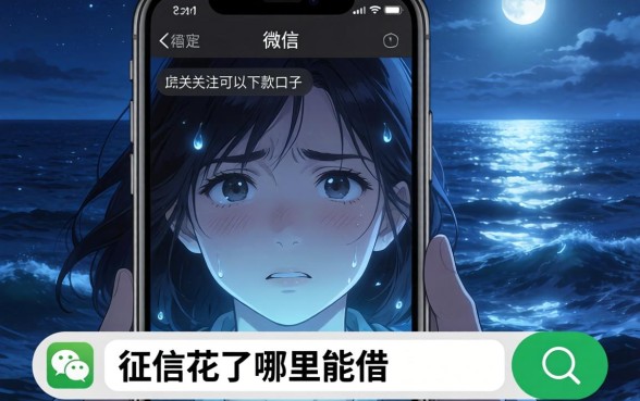 微信关注能下款的口子,遴选5个征信花了可以借钱的网贷app