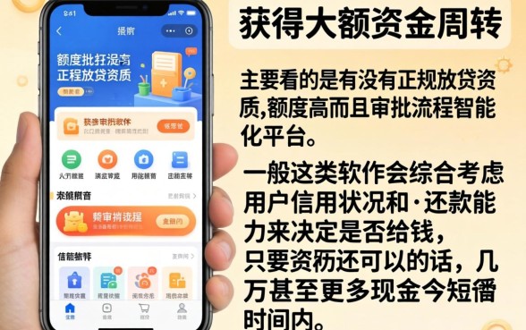 怎么可以大额贷款，深入剖析五个手机上可以借钱的软件