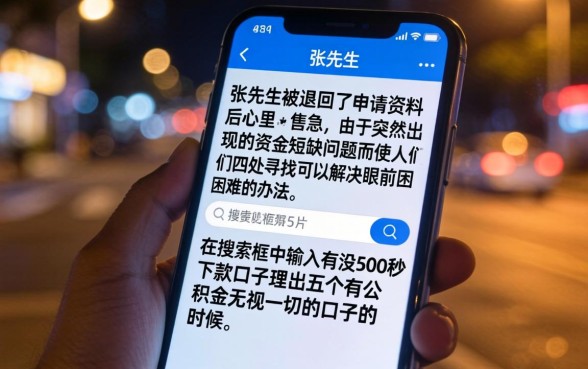 有没500的秒下款口子，理出五个有公积金无视一切的口子