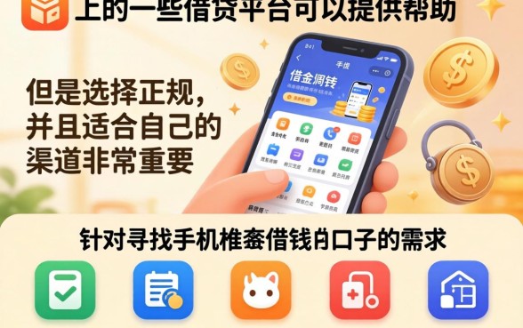 网贷口子大全平台，罗列5个手机上可以借钱的口子