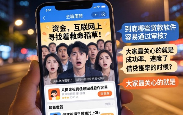 哪些贷款软件容易批过审核，枚举五个无视黑白户秒下款口子平台