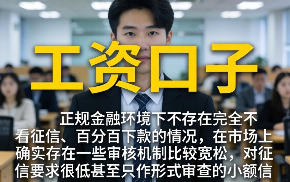 最新工资口子无视黑白，理出5个网贷无视不查征信软件