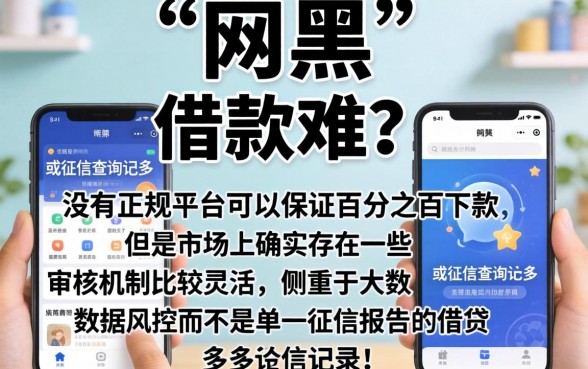 网黑微信能下款的口子，陈列五个征信花居然都下款的软件
