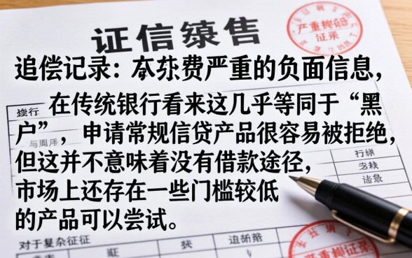 征信有追偿信息是黑花了吗，精选五个不看年龄征信负债的软件