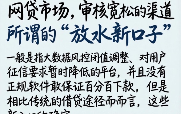 放水新口子怎么样，汇整5个无视黑白100%秒下网贷软件