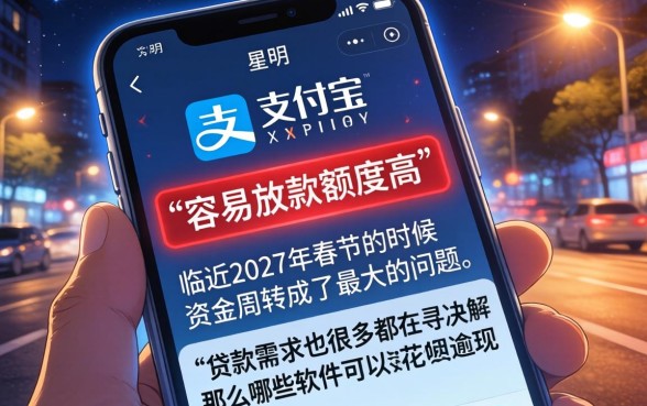 容易放款额度高的贷款，归纳5个支付宝花呗逾期万元快速贷款软件