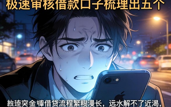 极速审核借款口子，梳理5个借款好下款的app