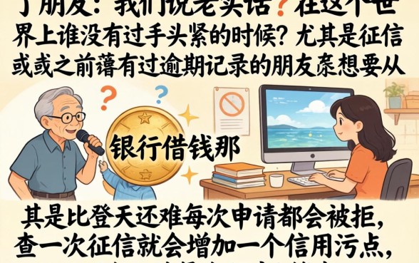 黑网贷不还钱最后会怎么处理，理出5个无视征信黑白100%秒下口子