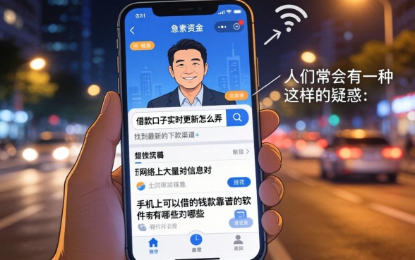 借款口子实时更新怎么弄，整理5个手机上可以借钱的软件