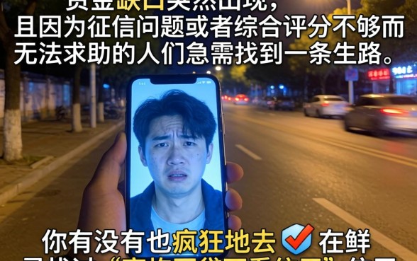 高炮网贷不看征信的，诚意推荐五个综合评分不足也能下款的网贷
