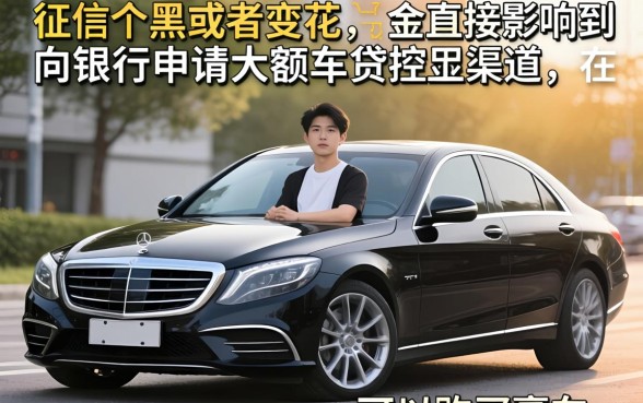 征信黑花了可以买豪车吗，详尽说明五个不看黑户下款的软件