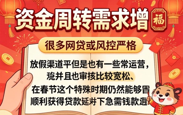 春节正常下款的口子，鼎力推荐5个贷款通过高的app