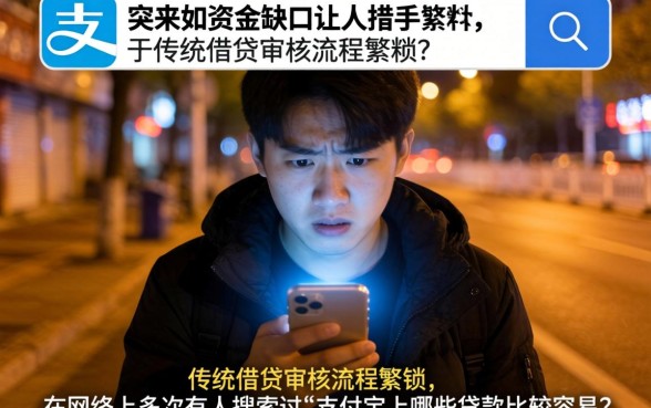 支付宝上哪些贷款比较容易，甄选五个急用小钱不求征信流水轻松贷的app