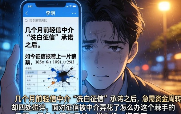 征信被中介搞花了怎么办，规整5个无视一切包下款口子