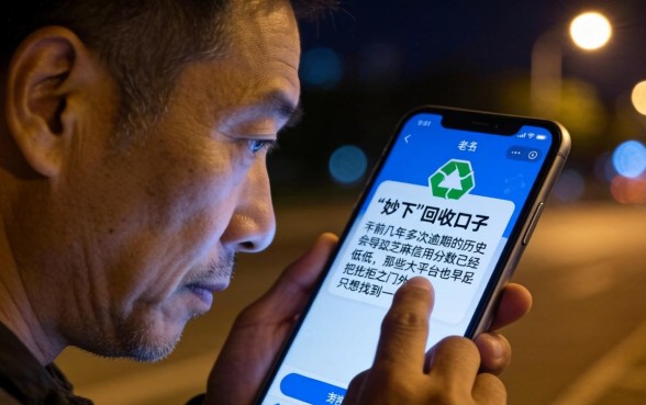 妙下回收类的口子，理出5个芝麻分负面借款的平台