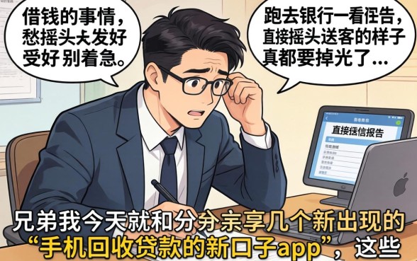 手机回收贷款新口子app，枚举5个网贷黑户必过平台